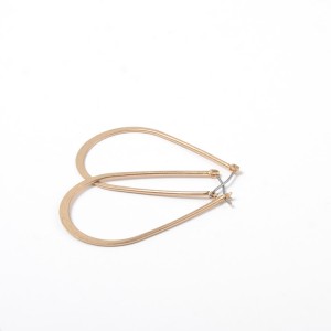 Latest Arrival Gold U Shape Hoop Earring For Women