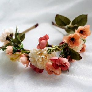 2019 Newest Design Handmade Festival Emulational Flower Hair Bands For Bride