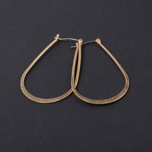 Latest Arrival Gold U Shape Hoop Earring For Women