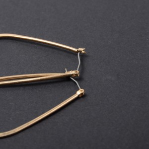 Latest Arrival Gold U Shape Hoop Earring For Women