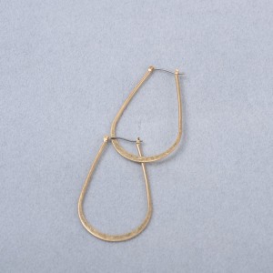 Latest Arrival Gold U Shape Hoop Earring For Women