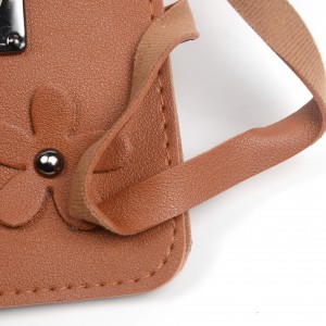 WENZHE Cell Phone Pocket Purse Shoulder Bag Pouch Flower Leather Case Bag with Neck Shoulder Strap